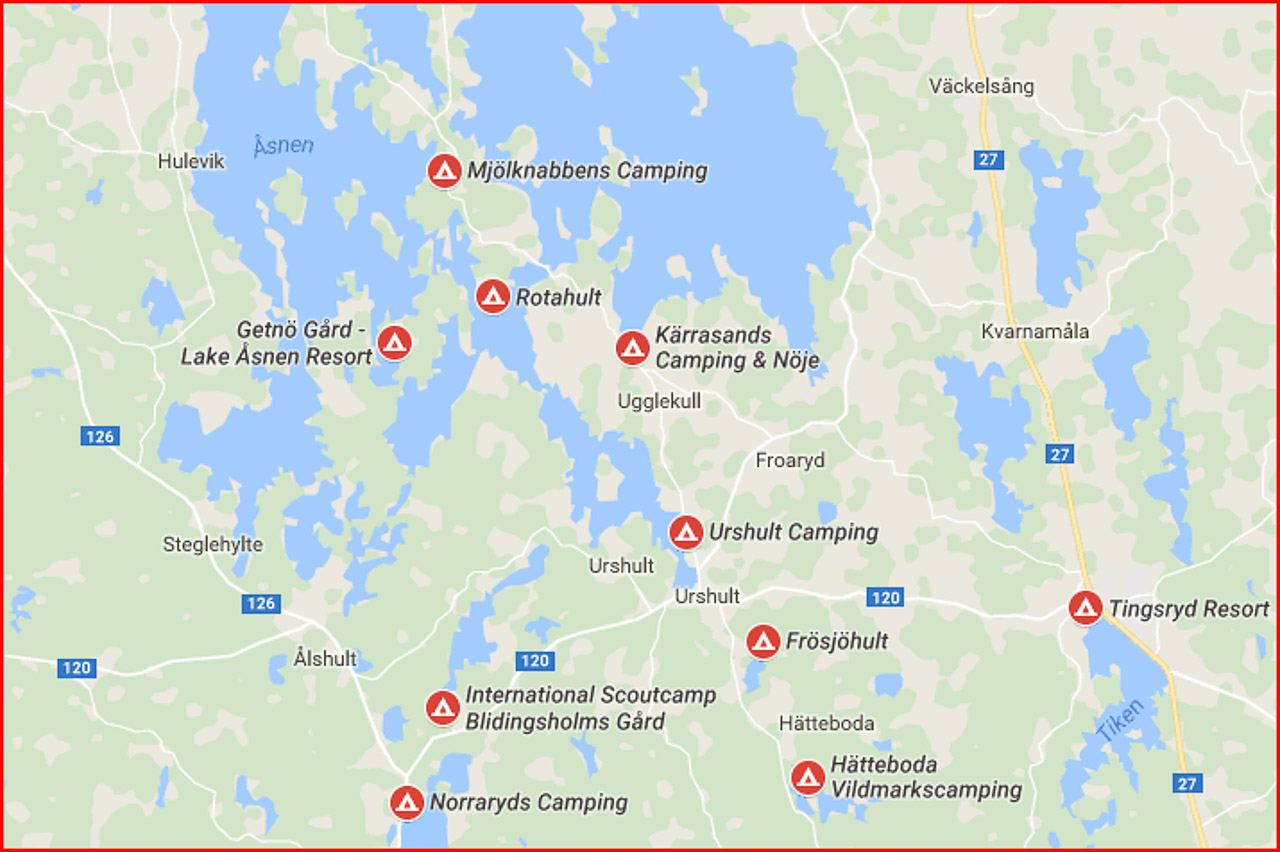 Tourentipp - Das Åsnen Seengebiet - KanuKanu